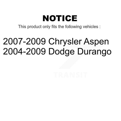 [Inférieur avant] Kit de Rotule de suspension pour Dodge Durango Chrysler Aspen KTR-101240