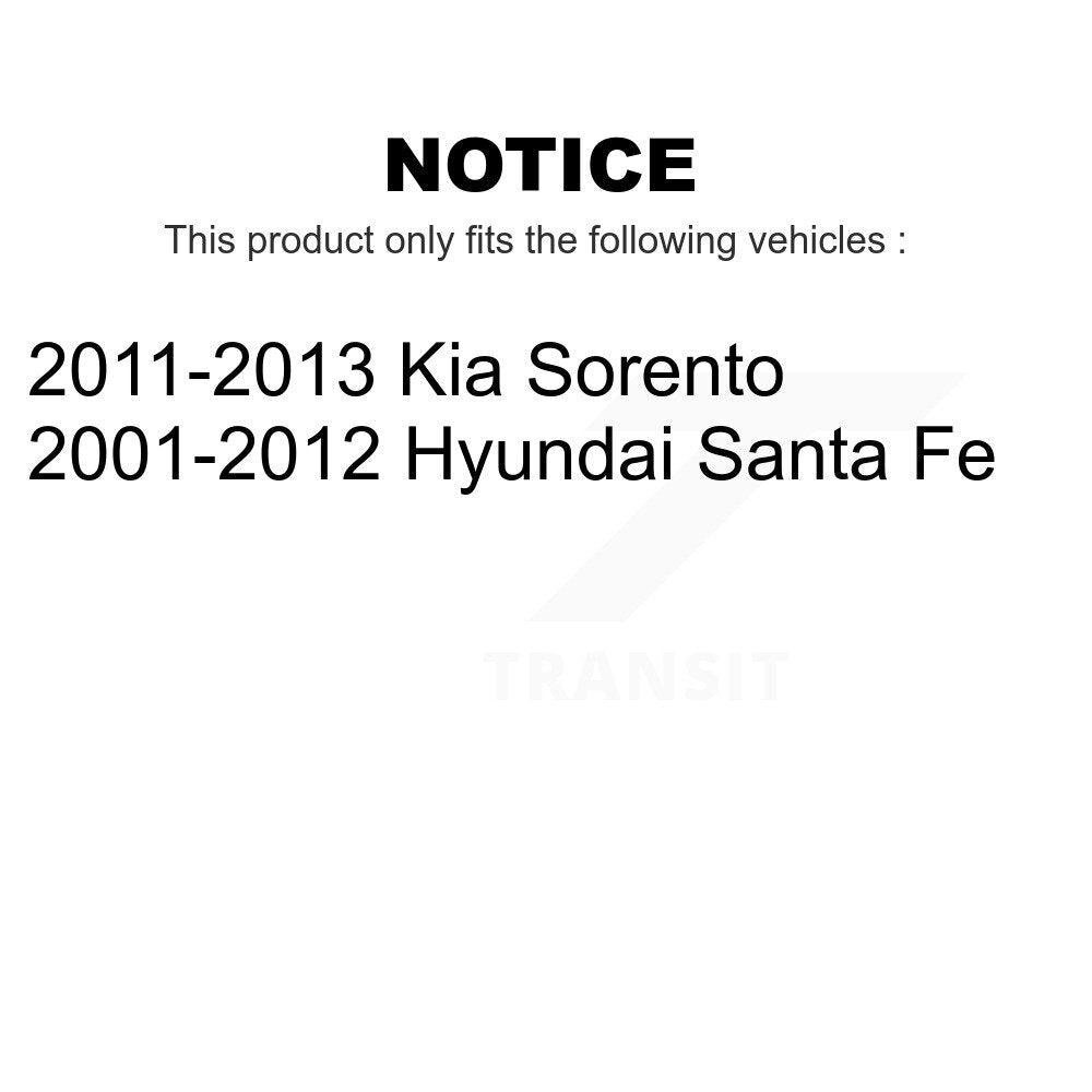 [Inférieur avant] Kit de Rotule de suspension pour Hyundai Santa Fe Kia Sorento KTR-101258