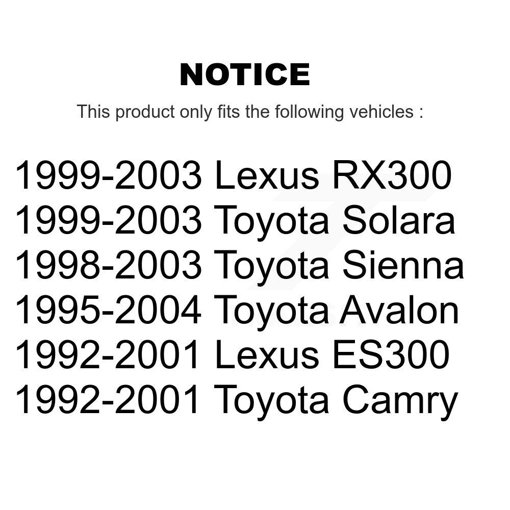 [Inférieur avant] Kit de Rotule de suspension pour Toyota Camry Avalon Lexus Sienna RX300 ES300 Solara KTR-101266