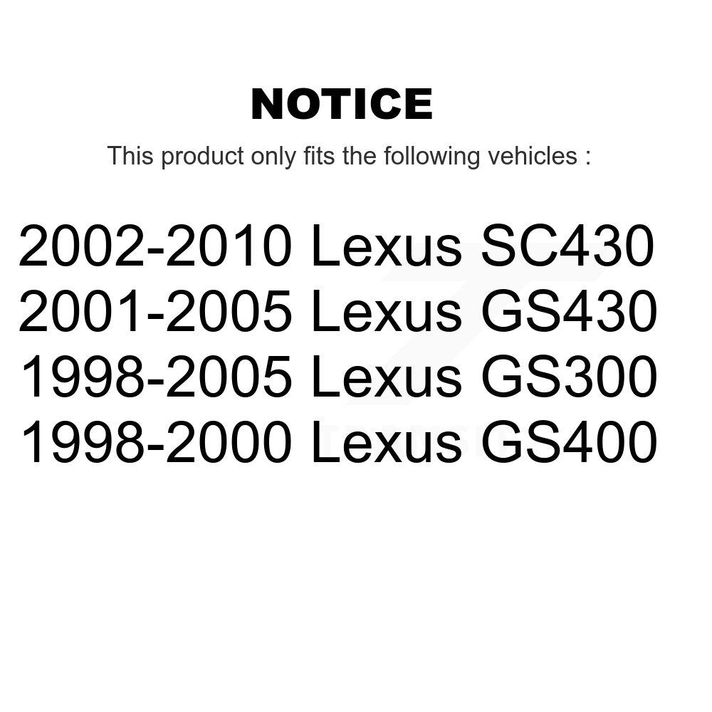 [Avant] Kit de Rotule de suspension pour Lexus GS300 SC430 GS400 GS430 KTR-101278