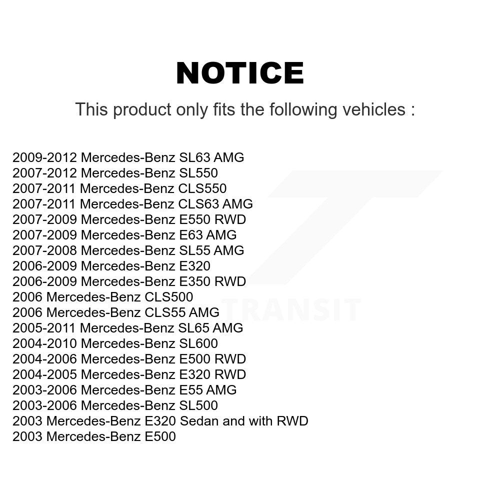 [Avant] Kit de Rotule de suspension pour Mercedes-Benz E350 E320 SL500 E500 SL550 CLS550 CLS500 E550 E55 AMG E63 CLS55 SL600 SL63 CLS63 SL65 SL55 KTR-101309