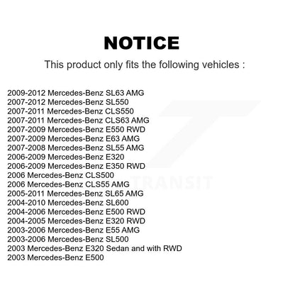 [Avant] Kit de Rotule de suspension pour Mercedes-Benz E350 E320 SL500 E500 SL550 CLS550 CLS500 E550 E55 AMG E63 CLS55 SL600 SL63 CLS63 SL65 SL55 KTR-101309