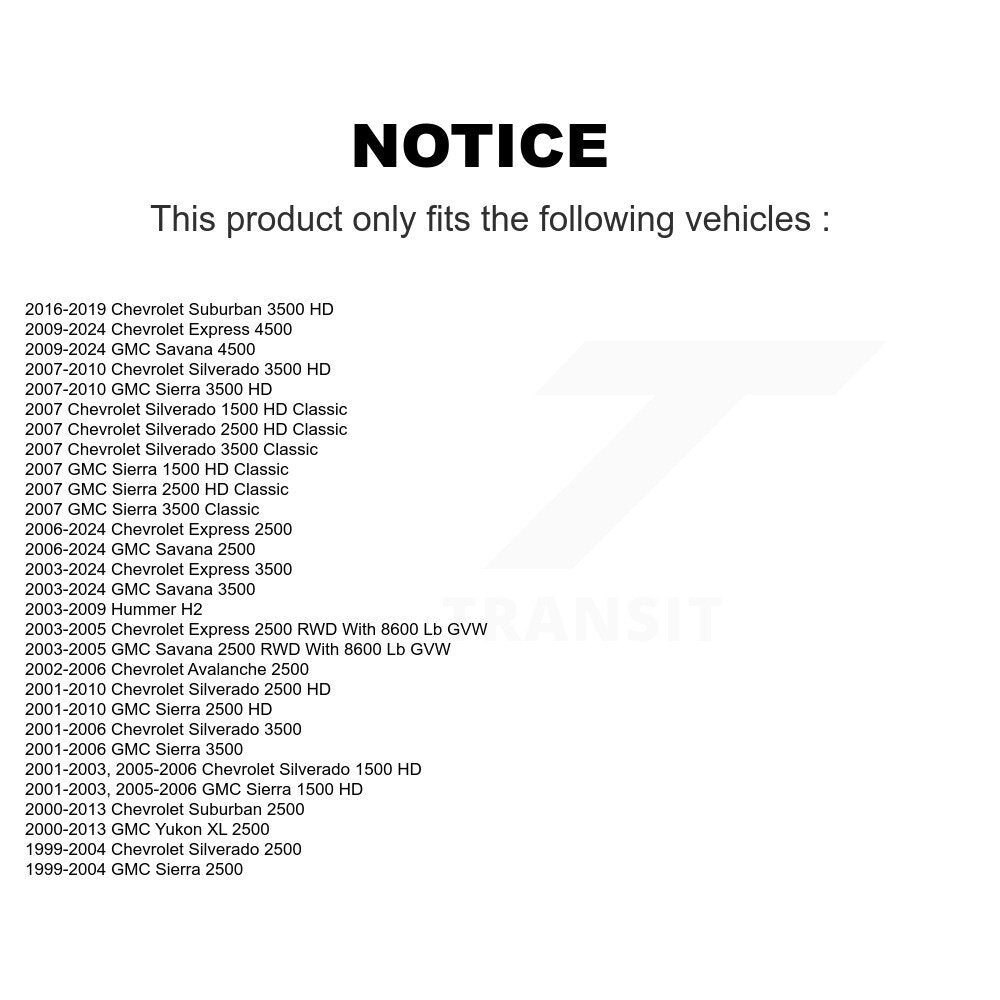 [Avant Supérieur] Rotule de suspension pour GMC Chevrolet Sierra 2500 HD Silverado Savana 3500 KTR-101317