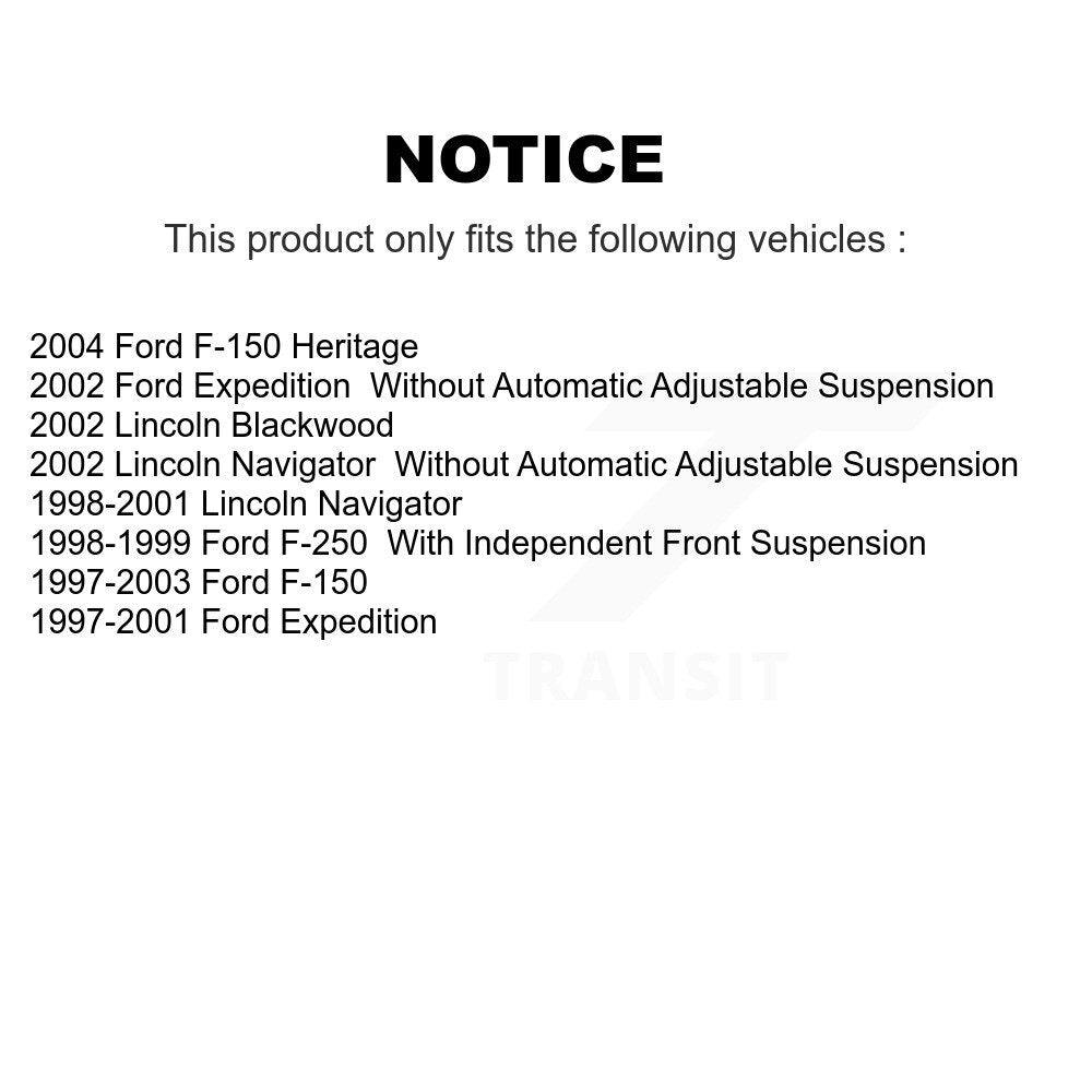 [Avant] Kit de Rotule de suspension pour Ford F-150 Expedition Lincoln Navigator Heritage F-250 Blackwood KTR-101328