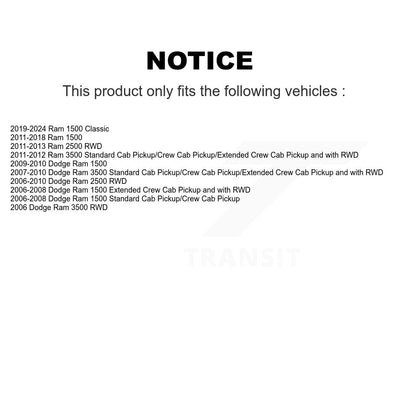 [Avant] Kit de Rotule de suspension pour Ram 1500 Dodge 2500 3500 Classic KTR-101334