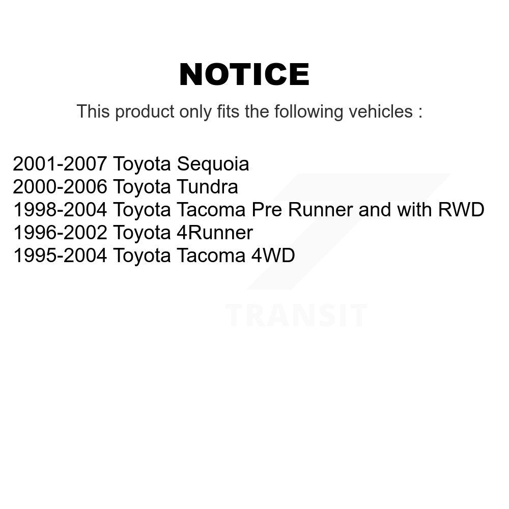 [Avant] Kit de Rotule de suspension pour Toyota Tacoma Tundra 4Runner Sequoia KTR-101343