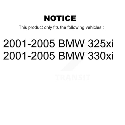 [Avant Inférieur] Ensemble de bras de suspension et joint à rotule pour 2001-2005 BMW 325xi 330xi KTR-101356