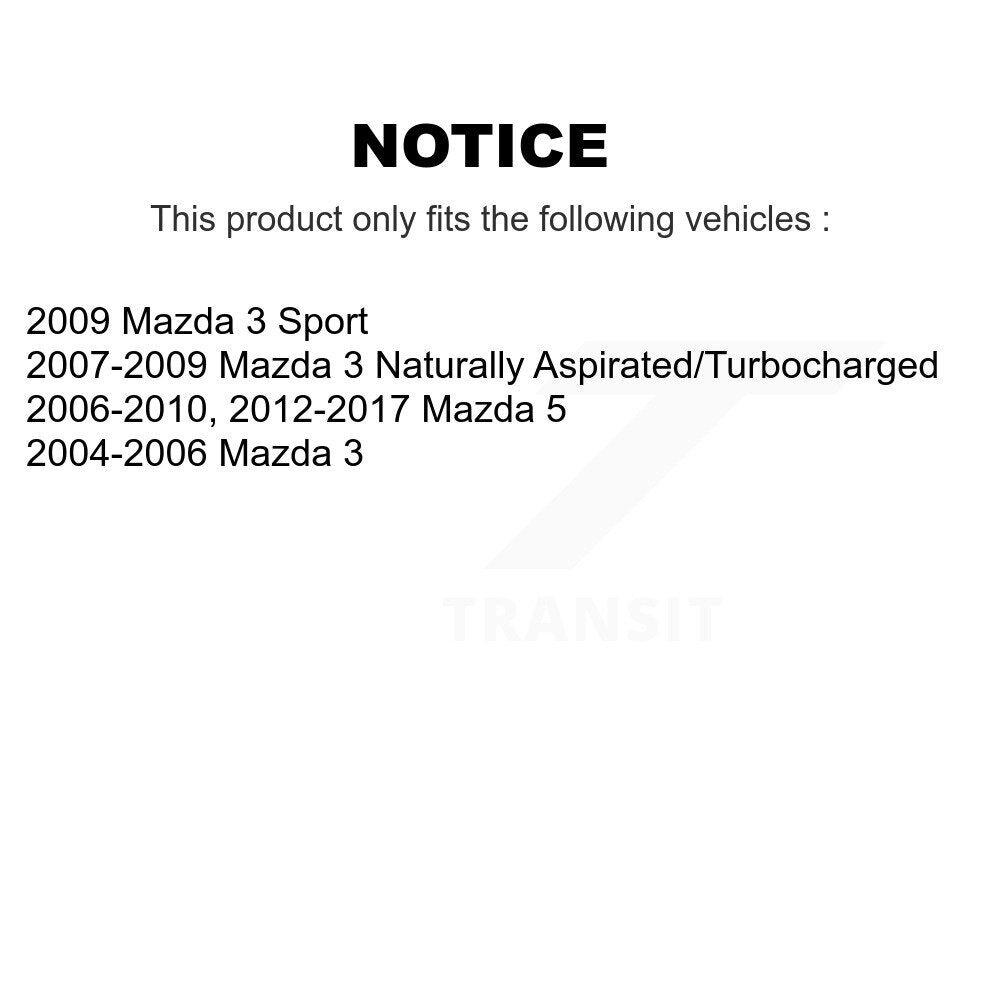 [Avant Inférieur] Ensemble de bras de suspension et joint à rotule pour Mazda 3 5 Sport KTR-101357