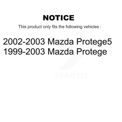 [Avant] Kit d'ensemble de bras de suspension et joint à rotule pour Mazda Protege Protege5 KTR-101362