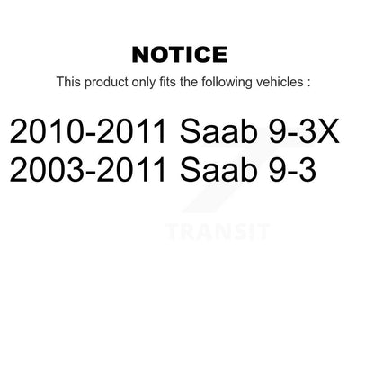 [Avant] Kit d'ensemble de bras de suspension et joint à rotule pour Saab 9-3 9-3X KTR-101411