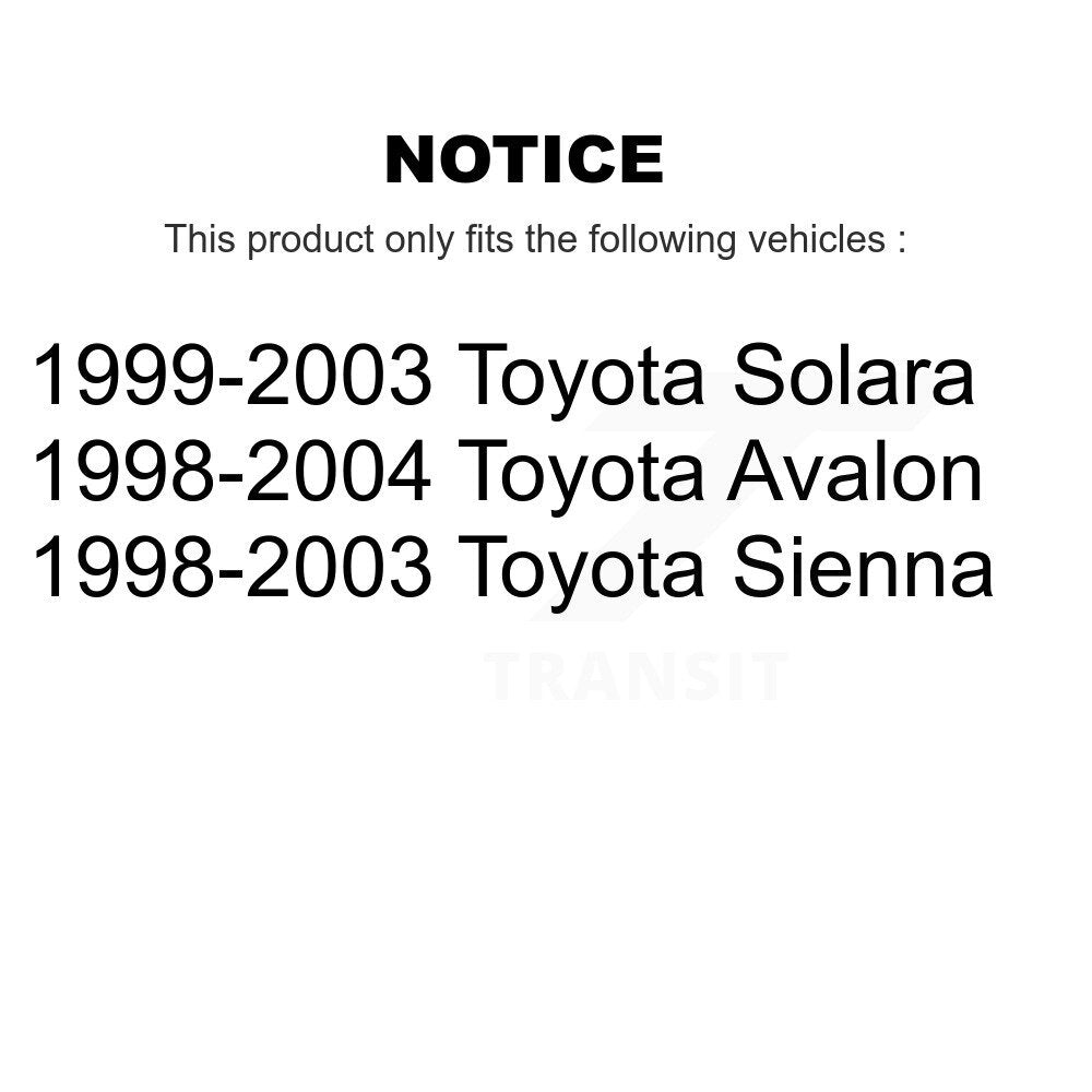 [Avant] Kit d'ensemble de bras de suspension et joint à rotule pour Toyota Avalon Sienna Solara KTR-101415