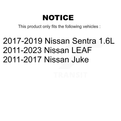 [Avant] Kit d'ensemble de bras de suspension et joint à rotule pour 2011-2017 Nissan Juke Leaf LEAF KTR-101428