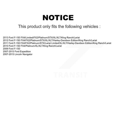 [Avant] Kit d'ensemble de bras de suspension et joint à rotule pour Ford F-150 Expedition Lincoln Navigator KTR-101431