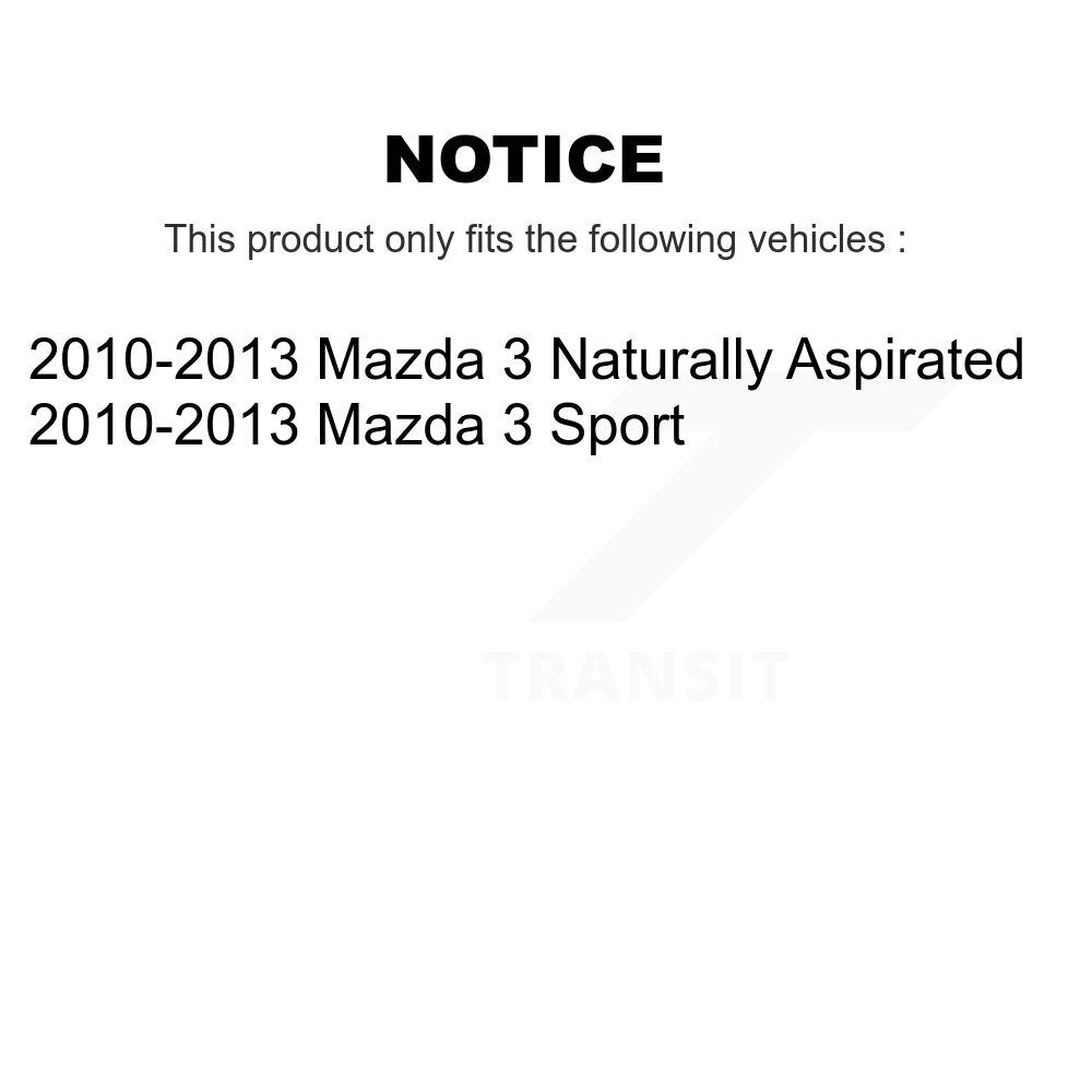 [Avant] Kit d'ensemble de bras de suspension et joint à rotule pour 2010-2013 Mazda 3 Sport KTR-101432