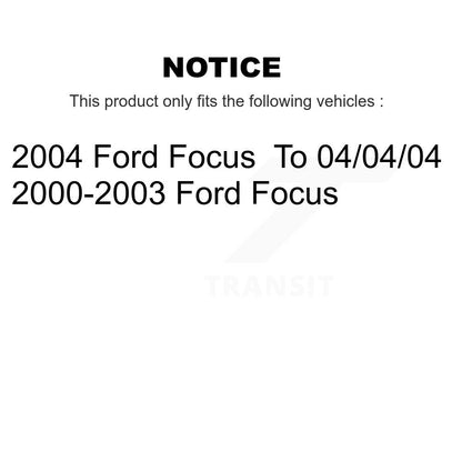 [Avant] Kit d'ensemble de bras de suspension et joint à rotule pour Ford Focus KTR-101487