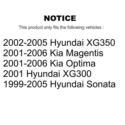 [Avant] Kit d'ensemble de bras de suspension et joint à rotule pour Hyundai Sonata Kia Optima XG350 XG300 Magentis KTR-101497