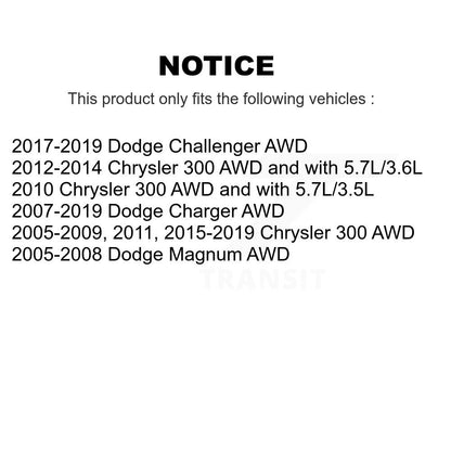 [Avant] Kit d'ensemble de bras de suspension et joint à rotule pour Dodge Charger Chrysler 300 Challenger Magnum KTR-101512