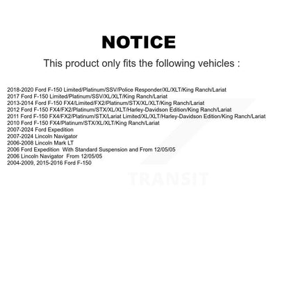 [Avant] Kit d'ensemble de bras de suspension et joint à rotule pour Ford F-150 Expedition Lincoln Navigator Heritage Mark LT KTR-101521