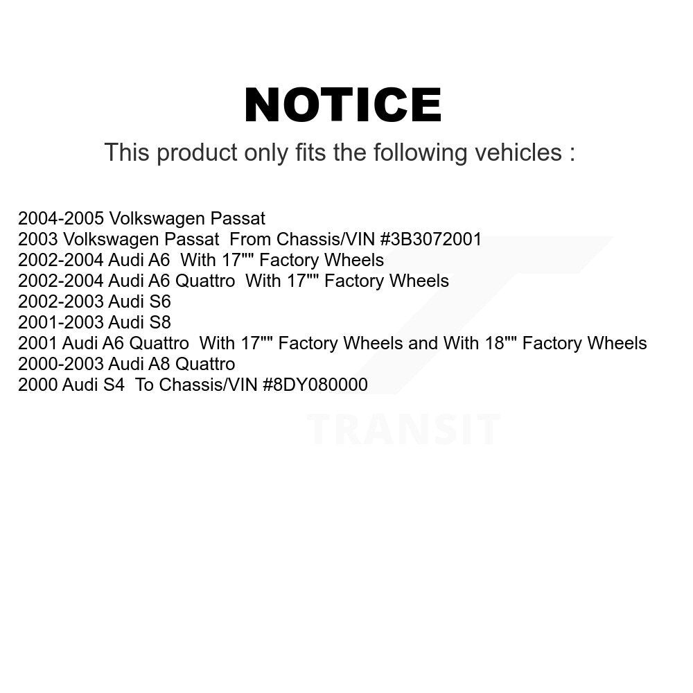 [Avant] Kit d'ensemble de bras de suspension et joint à rotule pour Volkswagen Passat Audi A6 Quattro S4 A8 S8 S6 KTR-101542