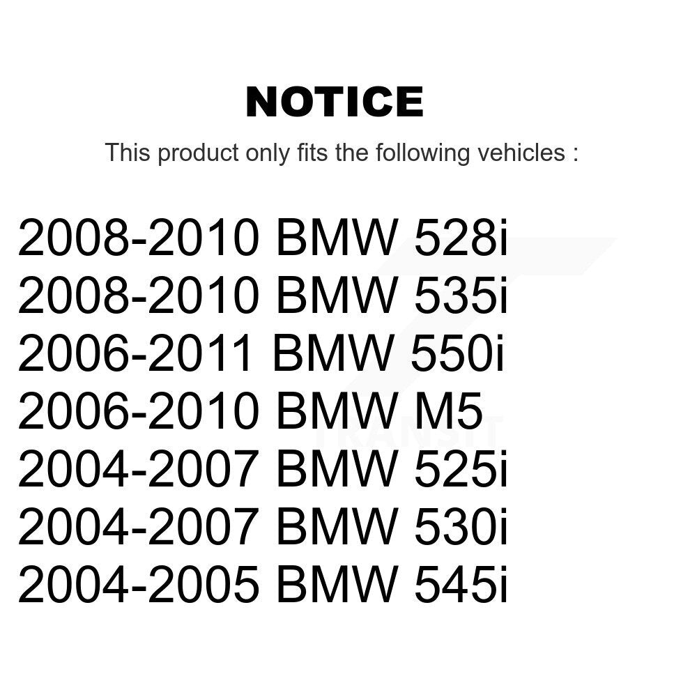 [Avant] Kit d'ensemble de bras de suspension et joint à rotule pour BMW 530i 528i 525i 535i 550i 545i M5 KTR-101545