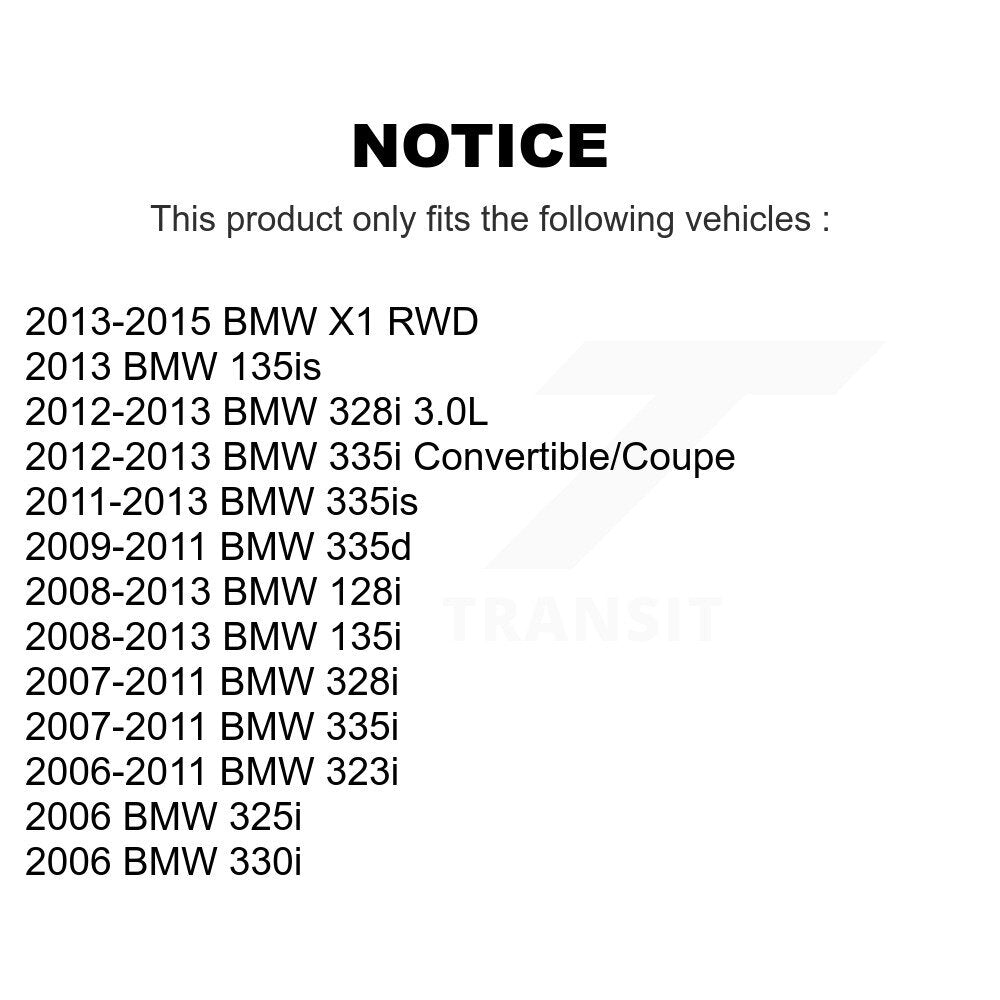 [Avant] Kit d'ensemble de bras de suspension et joint à rotule pour BMW 328i 335i X1 325i 128i 330i xDrive 135i 325xi 335d 335is 323i KTR-101554