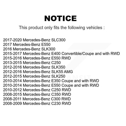 [Avant] Kit d'ensemble de bras de suspension et joint à rotule pour Mercedes-Benz E350 C300 C250 E400 C350 SLC300 SLK300 KTR-101561