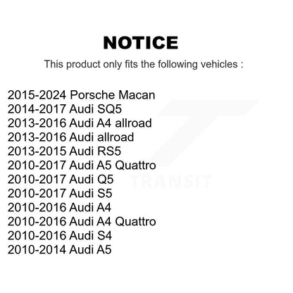 [Avant] Kit d'ensemble de bras de suspension et joint à rotule pour Audi Q5 A4 A5 Quattro S5 S4 allroad RS5 KTR-101566
