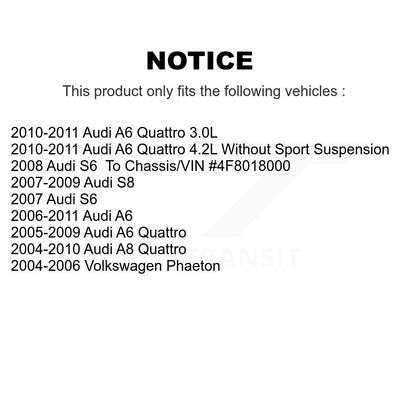 [Avant] Kit d'ensemble de bras de suspension et joint à rotule pour Audi A6 Quattro A8 Volkswagen Phaeton S6 S8 KTR-101583