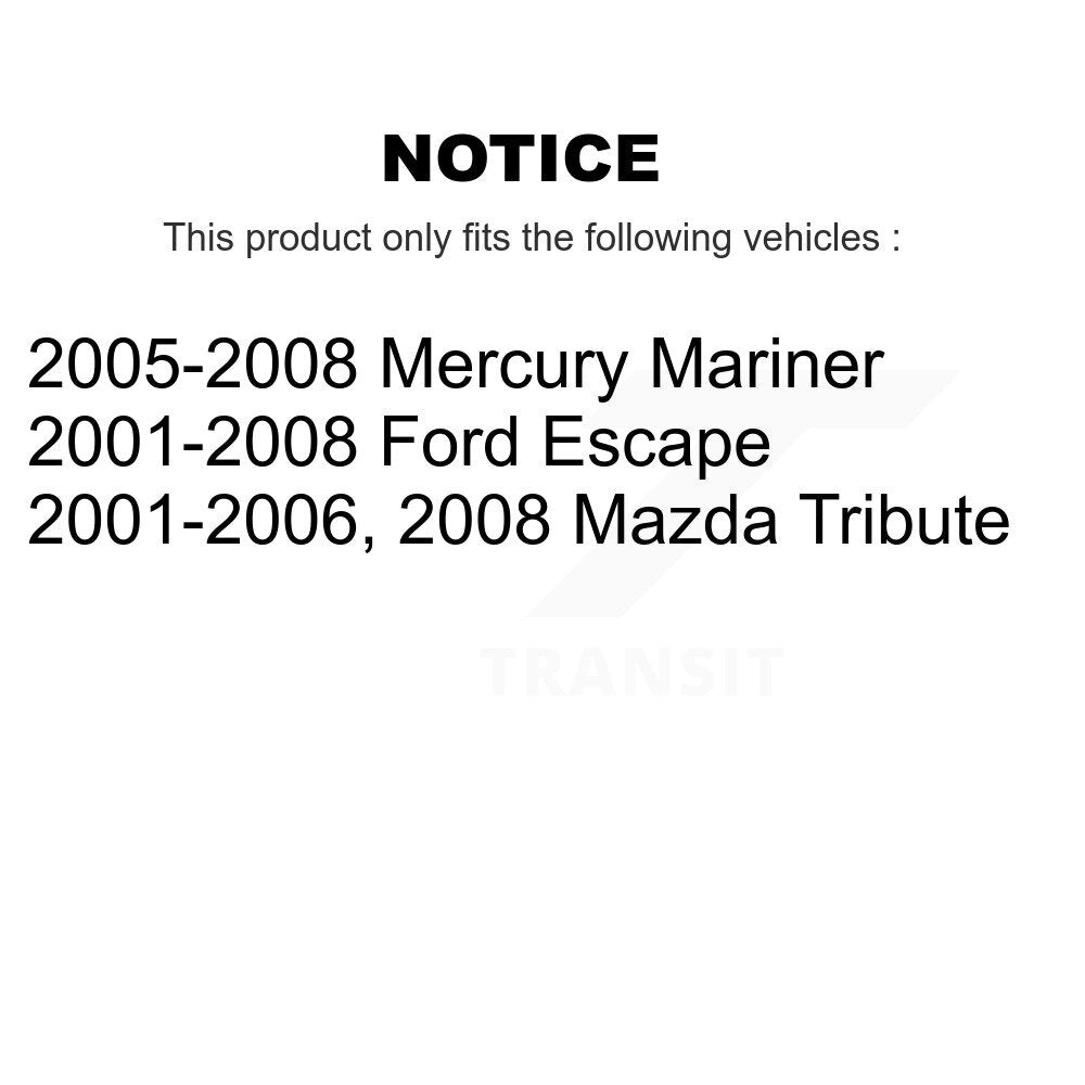 [Arrière] Kit d'ensemble de bras de suspension et joint à rotule pour Ford Escape Mazda Tribute Mercury Mariner KTR-101586