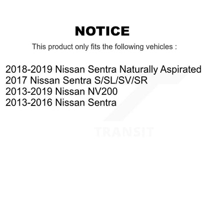[Avant] Kit d'ensemble de bras de suspension et joint à rotule pour Nissan Sentra NV200 KTR-101606
