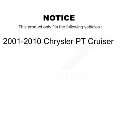 [Arrière] Kit d'ensemble de bras de suspension et joint à rotule pour 2001-2010 Chrysler PT Cruiser KTR-101617