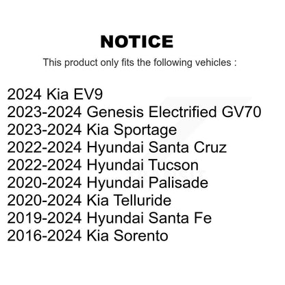 [Avant] Kit de biellette de barre stabilisatrice de suspension pour Kia Sorento Hyundai Santa Fe Telluride KTR-101676