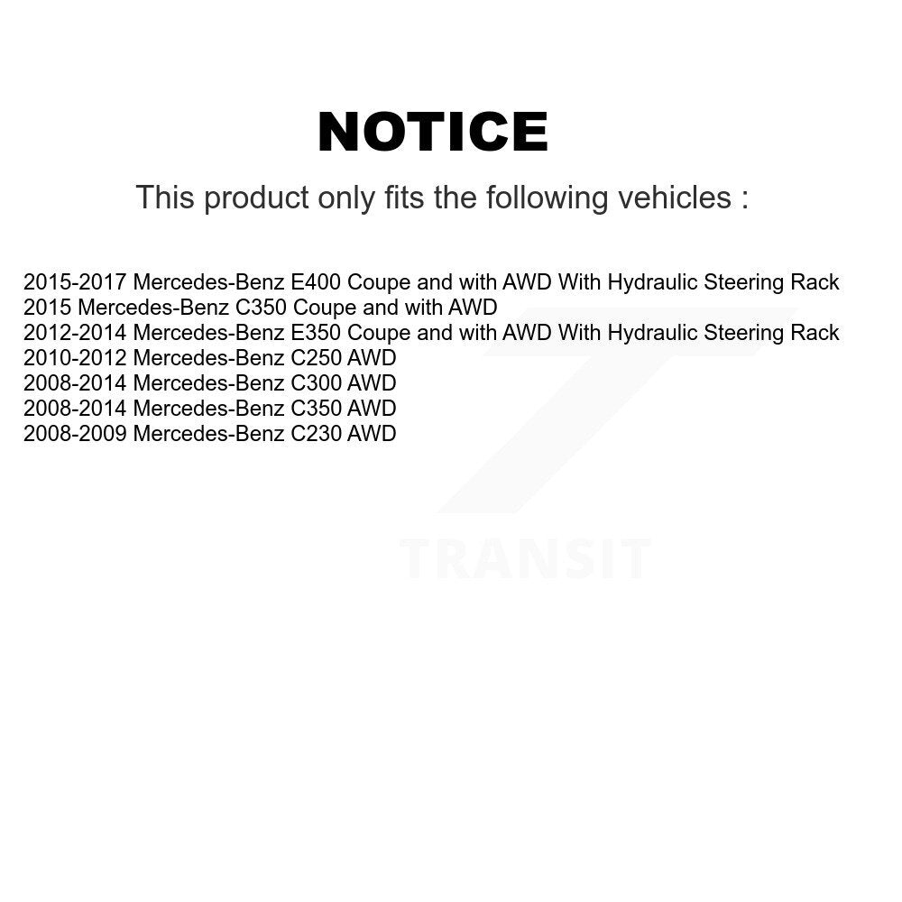 [Avant] Ensemble de bras de suspension et joint à rotule pour Mercedes-Benz C300 C350 C250 KTR-101680
