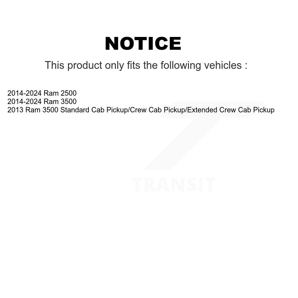 [Inférieur avant] Kit de Rotule de suspension pour Ram 2500 3500 KTR-101760