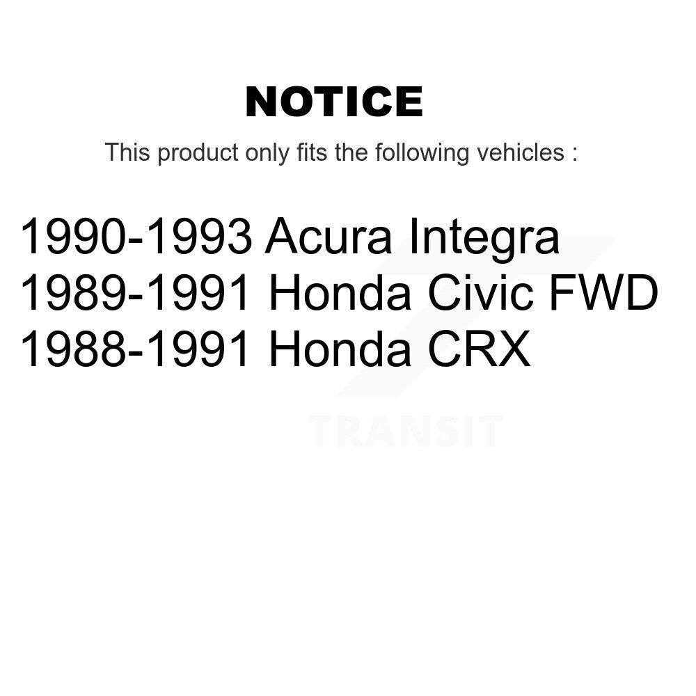 [Avant] Kit de Rotule de suspension pour Honda Civic Acura Integra CRX KTR-101780
