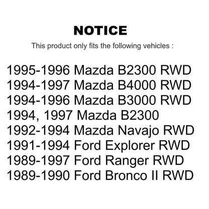 [Avant] Kit de Rotule de suspension pour Ford Ranger Explorer Mazda B2300 B4000 B3000 Bronco II Navajo KTR-101823