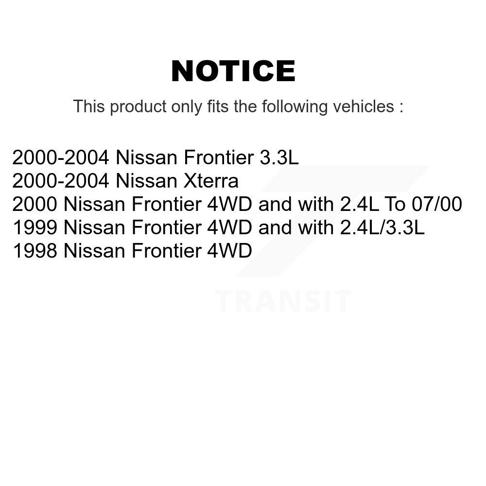 [Avant] Kit de Rotule de suspension pour Nissan Frontier Xterra KTR-101846