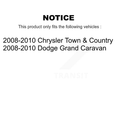 [Avant] Kit d'extrémité de biellette de direction pour 2008-2010 Chrysler Town & Country Dodge Grand Caravan KTR-101856
