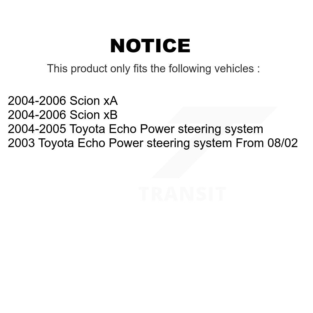 [Avant] Kit d'extrémité de biellette de direction pour Scion xB Toyota Echo KTR-101897