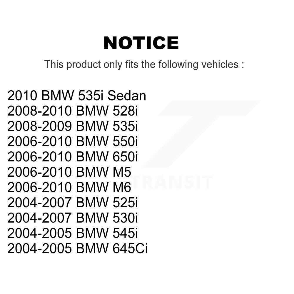 [Avant] Kit d'extrémité de biellette de direction pour BMW 530i 528i 525i 650i 535i 550i 645Ci 545i M5 M6 KTR-101908