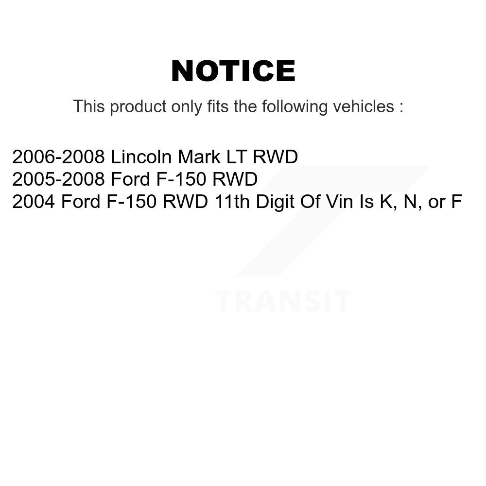 [Avant] Kit d'extrémité de biellette de direction pour Ford F-150 Lincoln Mark LT RWD KTR-101921