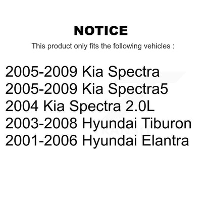 [Avant] Kit d'extrémité de biellette de direction pour Hyundai Elantra Kia Spectra Tiburon Spectra5 KTR-101966