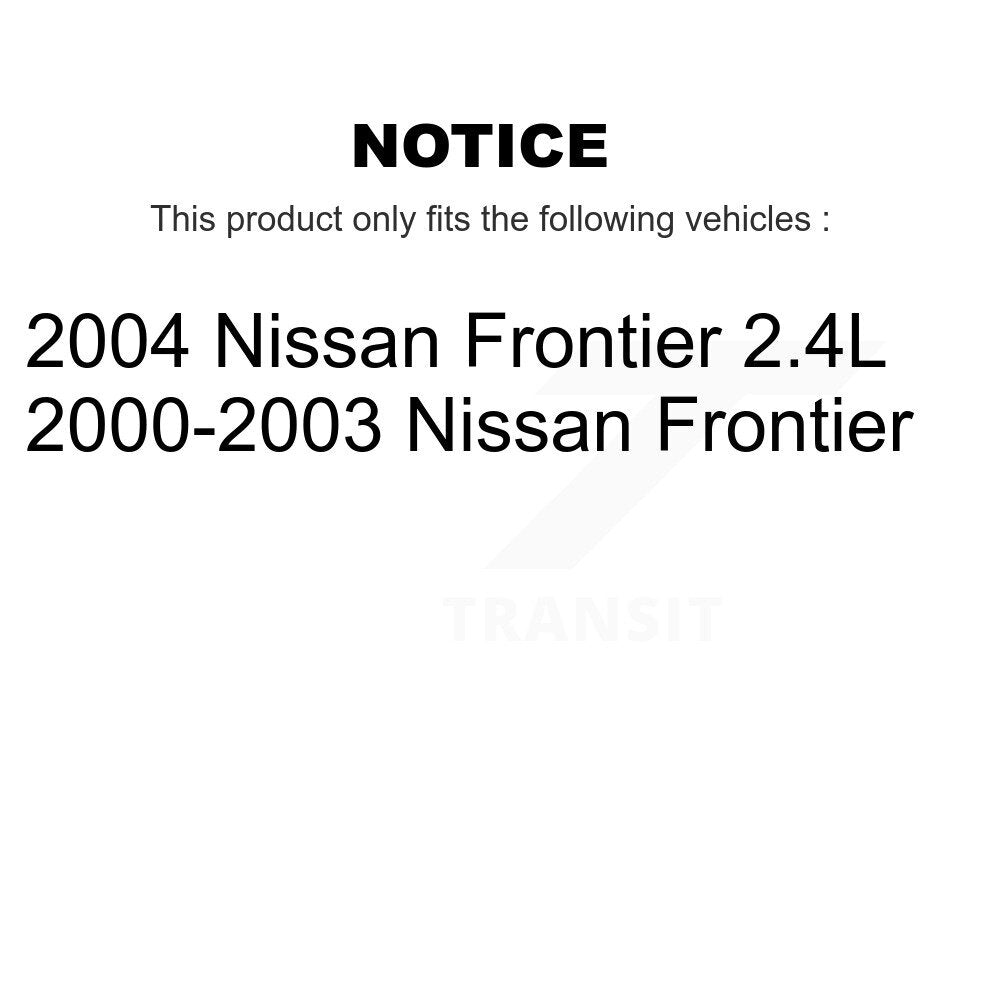 [Avant + Arrière] Kit de biellette de barre stabilisatrice de suspension pour Nissan Frontier KTR-101989