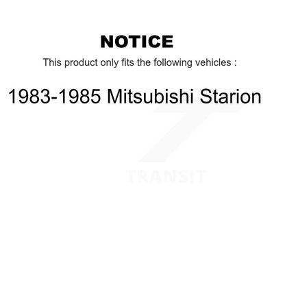 [Avant + Arrière] Kit de biellette de barre stabilisatrice de suspension pour 1983-1985 Mitsubishi Starion KTR-101991