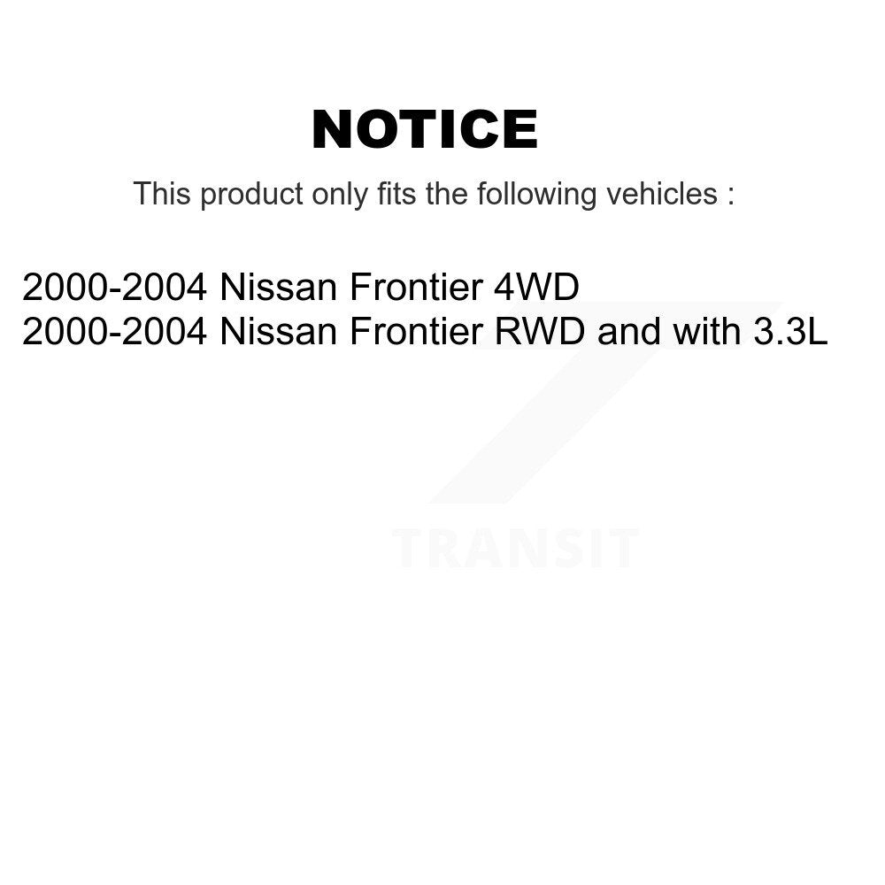 [Avant + Arrière] Kit de biellette de barre stabilisatrice de suspension pour Nissan Frontier 5" longueur KTR-102002