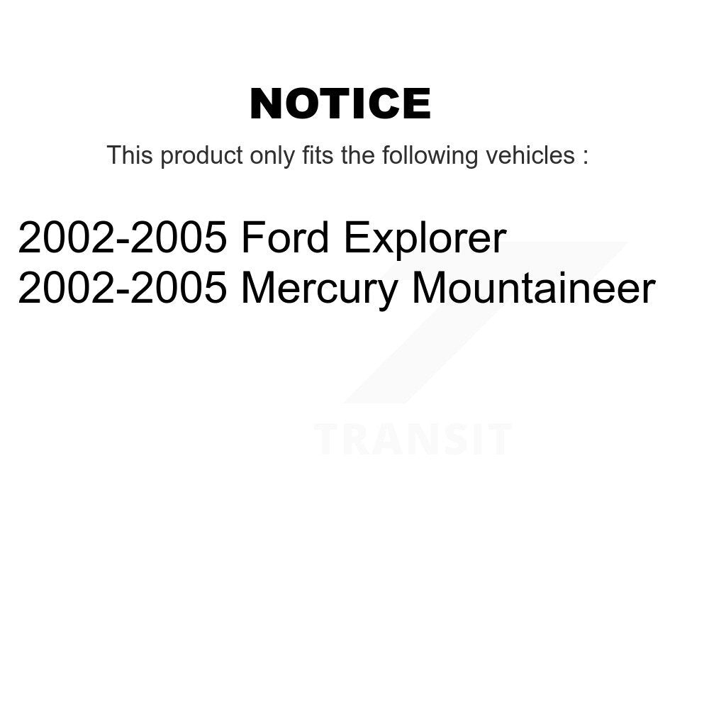 [Avant + Arrière] Kit de biellette de barre stabilisatrice de suspension pour 2002-2005 Ford Explorer Mercury Mountaineer KTR-102011