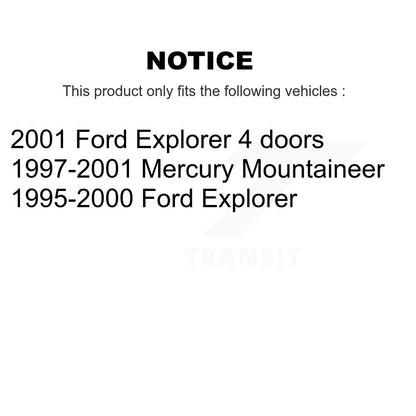 [Avant + Arrière] Kit de biellette de barre stabilisatrice de suspension pour Ford Explorer Mercury Mountaineer KTR-102022