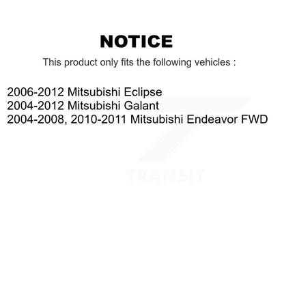[Avant + Arrière] Kit de biellette de barre stabilisatrice de suspension pour Mitsubishi Galant Eclipse Endeavor KTR-102096