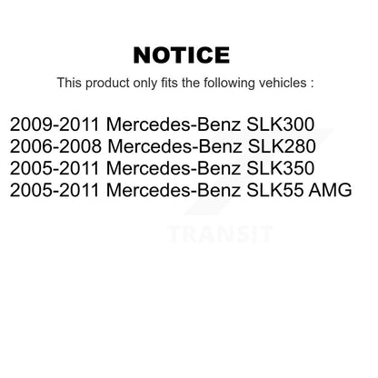 [Avant + Arrière] Kit de biellette de barre stabilisatrice de suspension pour Mercedes-Benz SLK350 SLK280 SLK300 SLK55 AMG KTR-102104