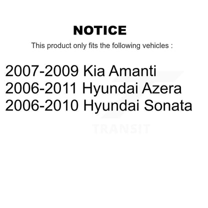 [Avant + Arrière] Kit de biellette de barre stabilisatrice de suspension pour Hyundai Sonata Azera Kia Amanti KTR-102126
